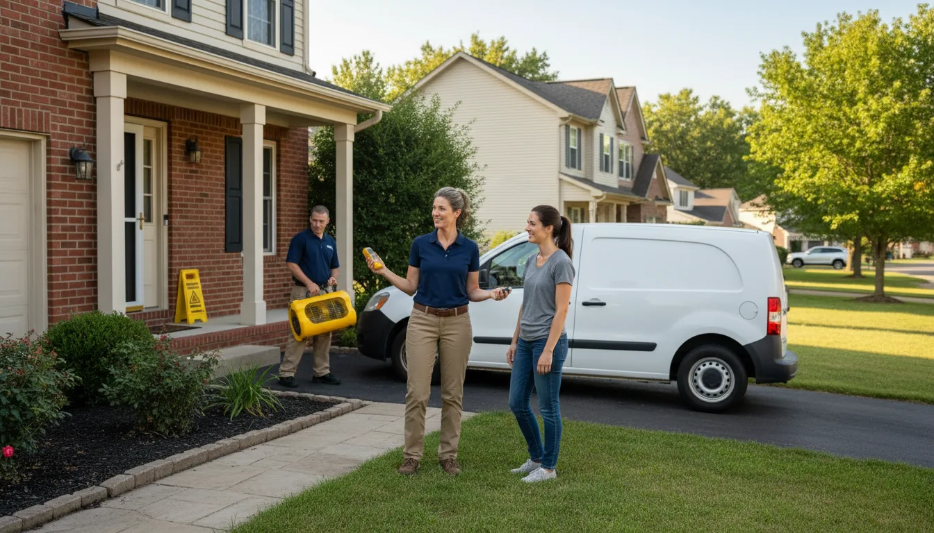 Residential water damage restoration in Fort Smith, MT